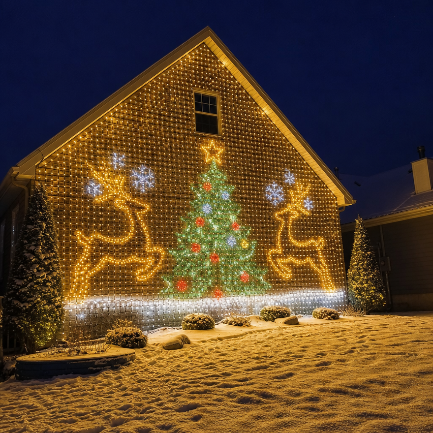 GlowFall™ LED Light Curtain